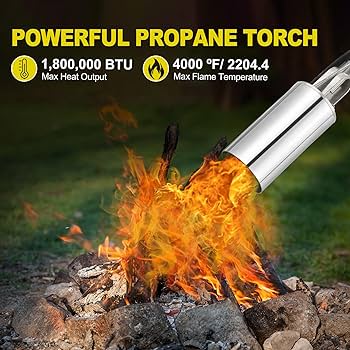 WorkBless Propane Torch Weed Burner, Weed Torch with 10FT